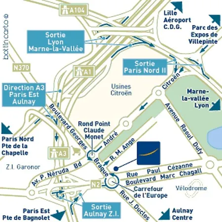 Отель Novotel Paris Nord Expo 4*